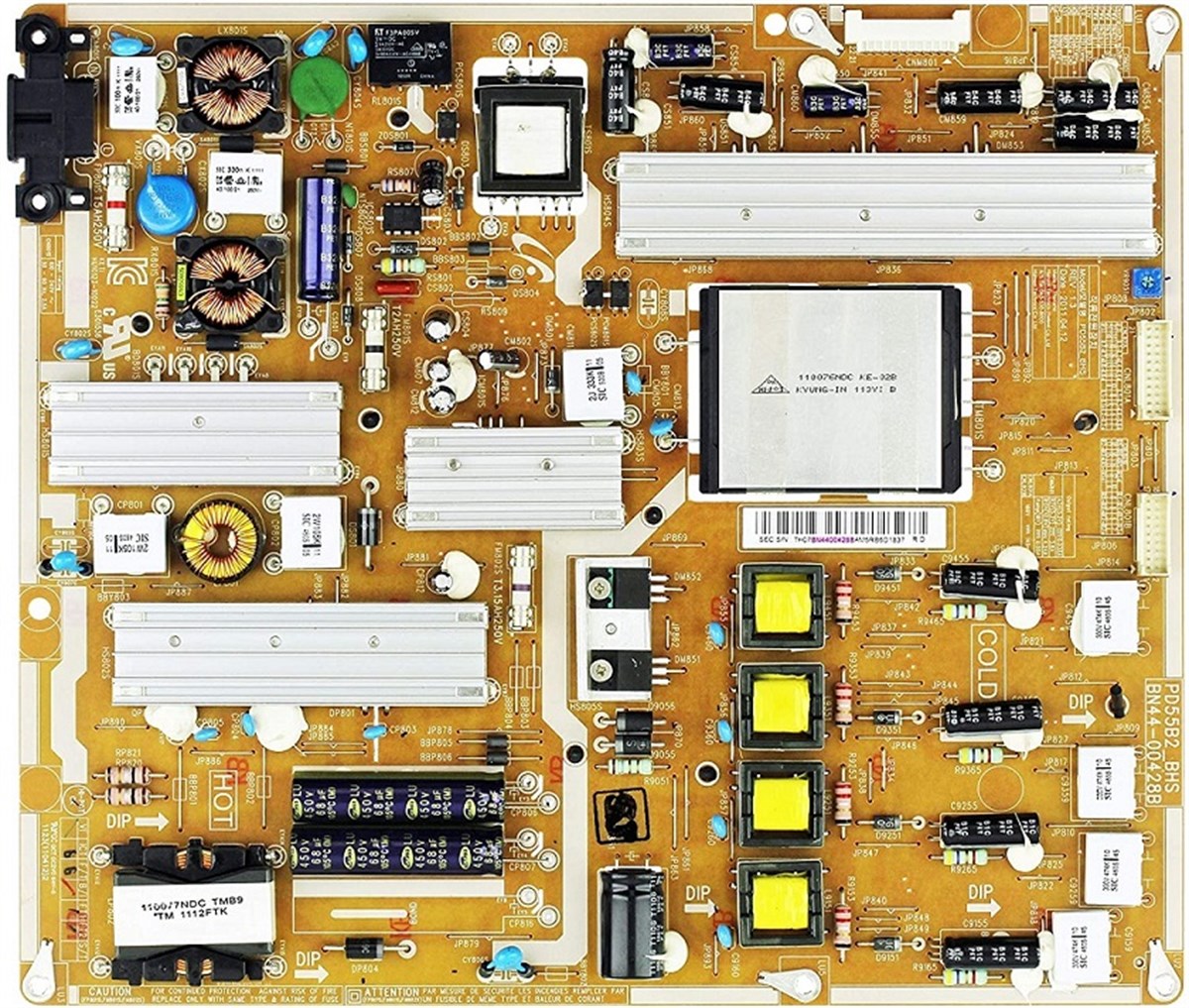 SAMSUNG UE55D7000 BESLEME KARTI ,BN44-00428B ,PD55B2_BHS