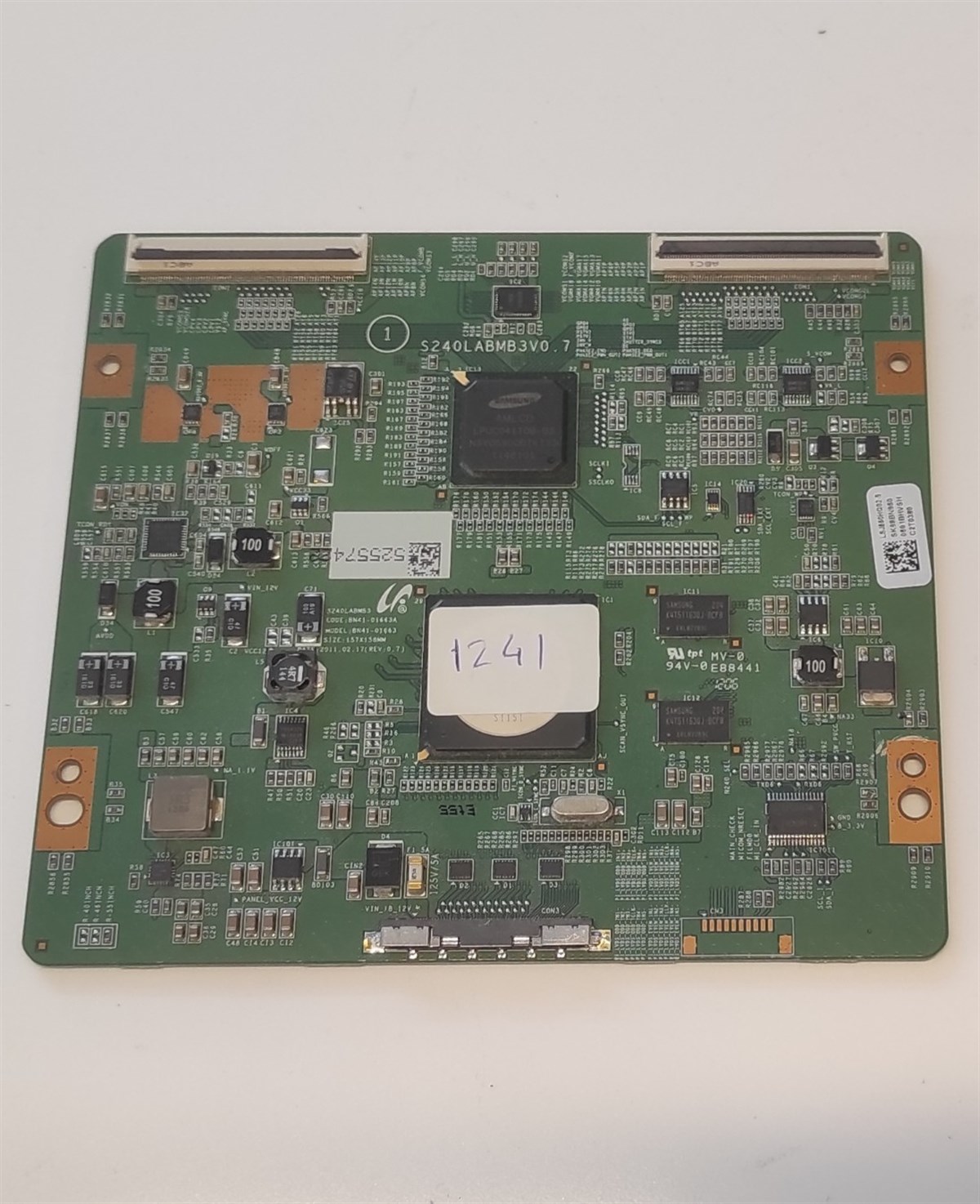 SAMSUNG UE55D7000 T CON BOARD, S240LABMB3V0.7, LSJ550HQ02-S, BN41-01663A, BN95-00501B