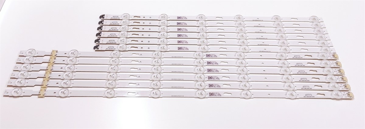 SAMSUNG UE55JU6570U LED BAR TAKIM, V5DU-550DCA-R1, V5DU-550DCB-R1