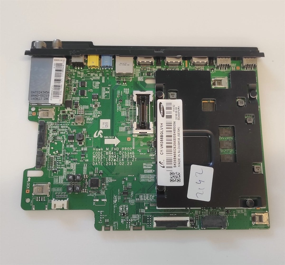 SAMSUNG UE55K6500 ANAKART, BN94-10996Y, BN94-10995Y, BN41-02534B, CY-VK055BGLV1HSAMSUNG UE55K6500 ANAKART, BN94-10996Y, BN94-10995Y, BN41-02534B, CY-VK055BGLV1H