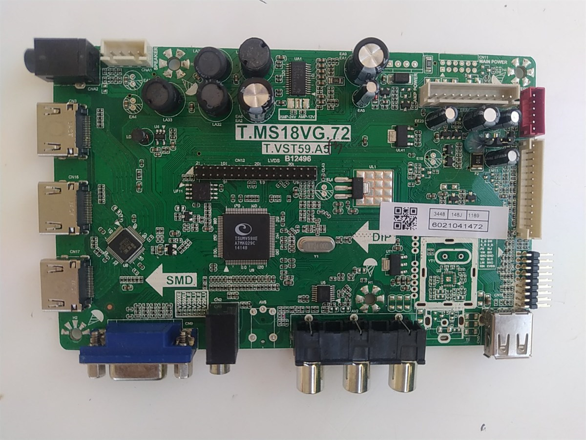 SANYO LE116S13FM ANAKART, T.MS18VG.72, V460H1-P09 
