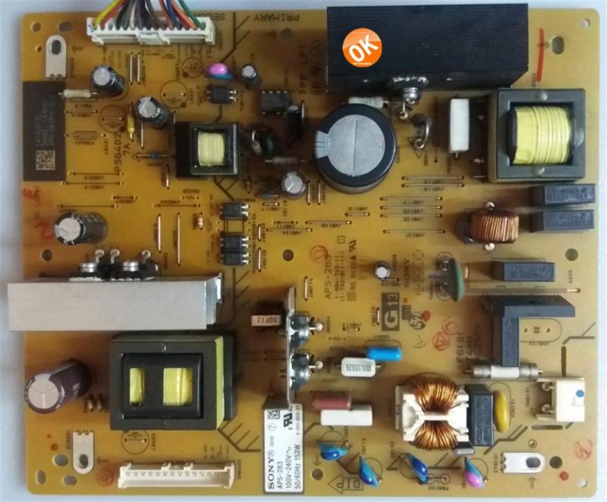 Sony kdl-32bx320 Besleme Kartı, Aps-283, 1-884-743-11, (1-732-811-11)Sony kdl-32bx320 Besleme Kartı,Aps-283, 1-884-743-11, (1-732-811-11)