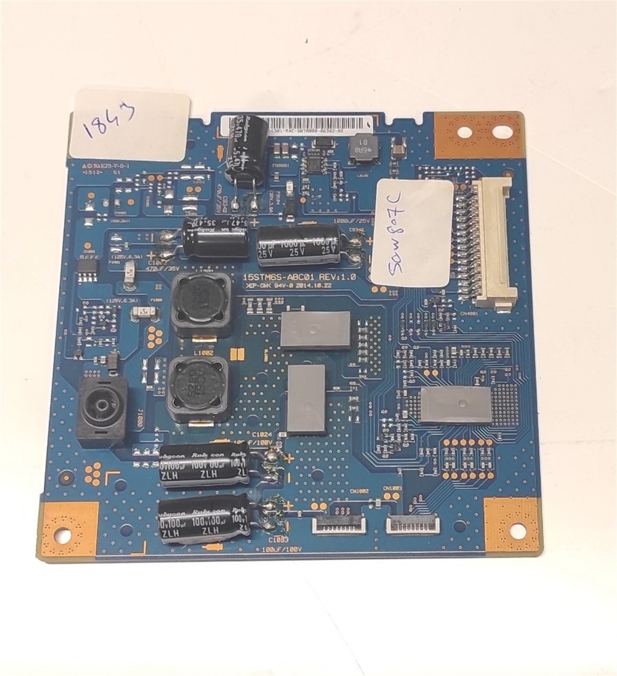 SONY KDL-55W807C LED DRIVER, 15STM6S-ABC01 REV:1.0, TS-5555T26D01