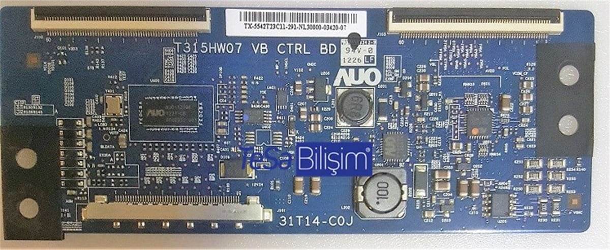 T315HW07 VB CTRL BD, 31T14-C0J, 31T14-COJ, T315HW07, T-CON BOARD