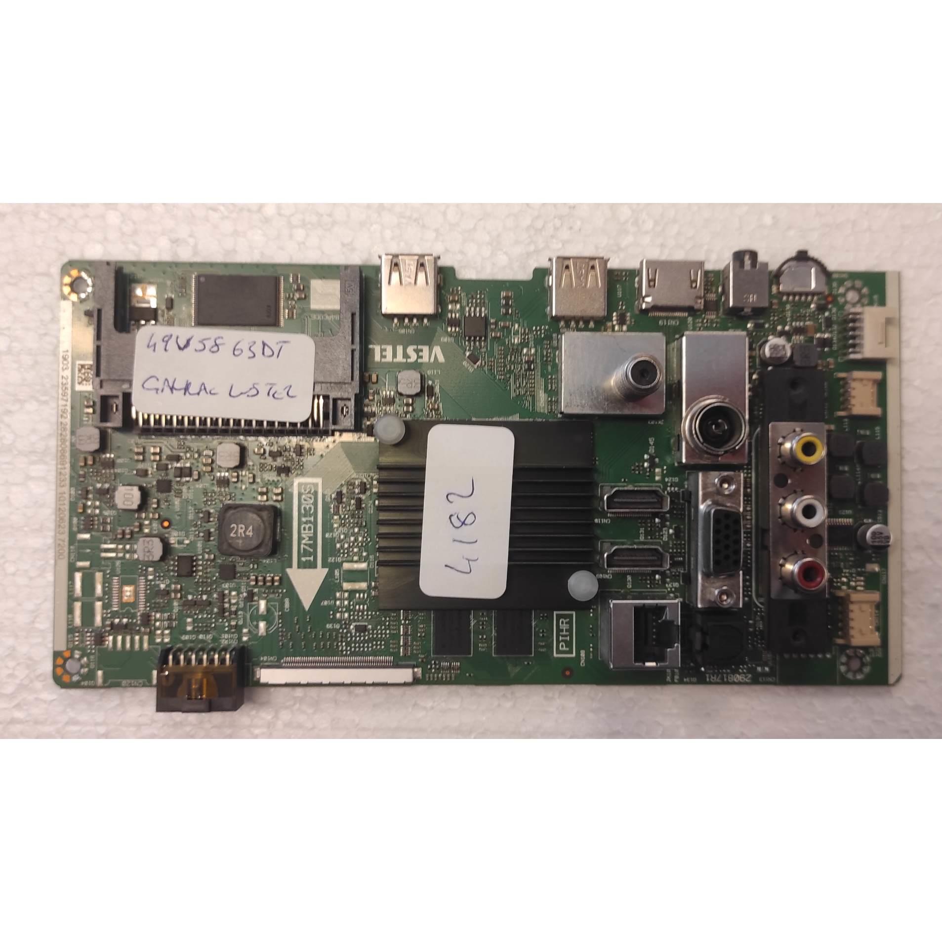 Toshiba 49V5863DAT Anakart, 17MB130S, 23579286 Toshiba 49V5863DAT Anakart, 17MB130S, 23579286 