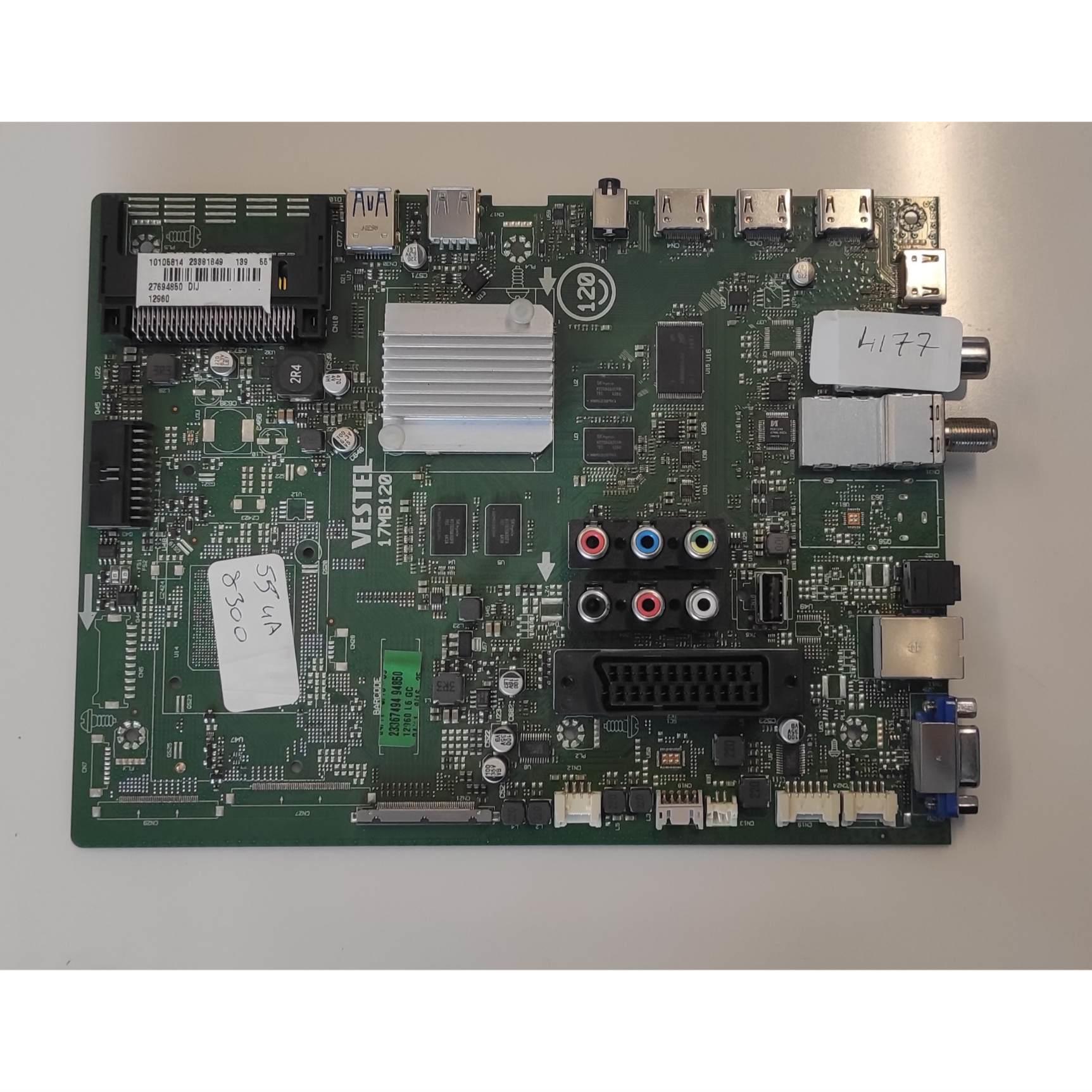 Vestel 55ua8300 Anakart, 10105814, 23381849, VES550QNES-3DVestel 55ua8300 Anakart, 10105814, 23381849, VES550QNES-3D