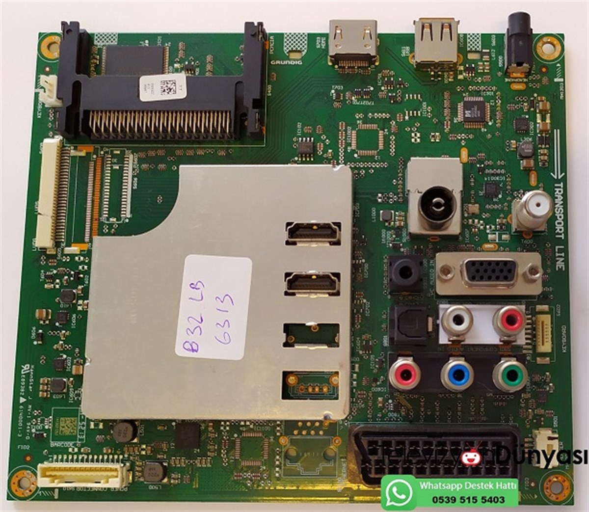 VTT190R-2, E693ZZ, B32-LB-6313, Main Board, Ana Kart, 3L320012030A