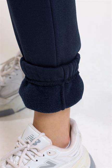 İçi Polarlı Üç İplik Jogger Eşofman - Lacivert