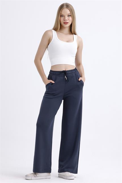 Modal Bel Lastikli Palazzo Oysho Eşofman - Antrasit