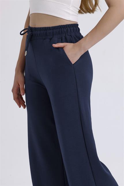 Modal Bel Lastikli Palazzo Oysho Eşofman - Lacivert