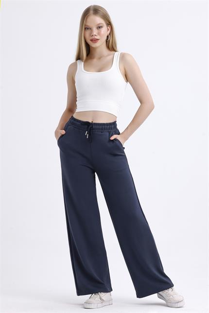 Modal Bel Lastikli Palazzo Oysho Eşofman - Antrasit