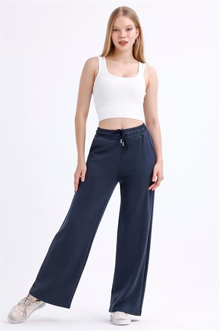 Modal Bel Lastikli Palazzo Oysho Eşofman - Antrasit