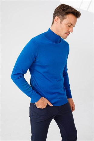 Мужской базовый свитер с круглым вырезом Saxe