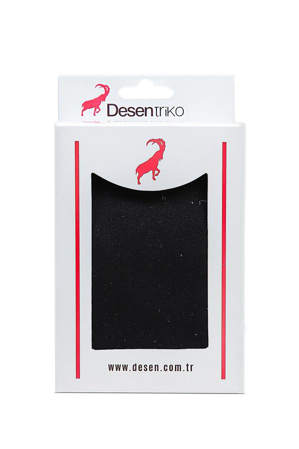 Мужские однотонные короткие бамбуковые носки 3 штуки темно синие