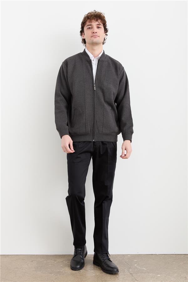 Мужское шерстяное пальто на подкладке