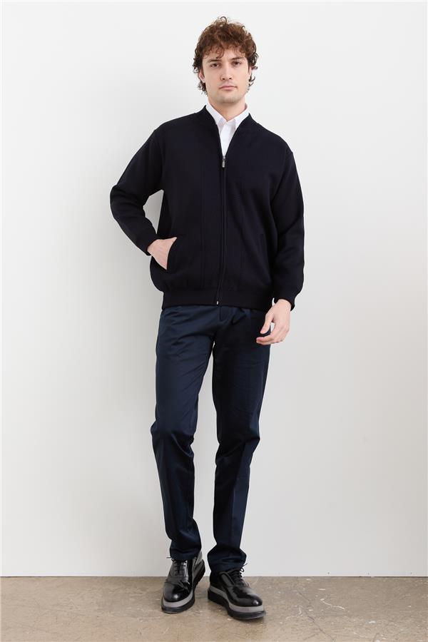 Мужское шерстяное пальто на подкладке