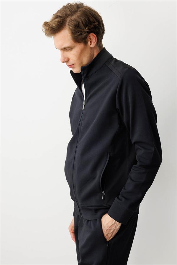 Erkek Hakim Yaka Eşofman Üstü K.Lacivert