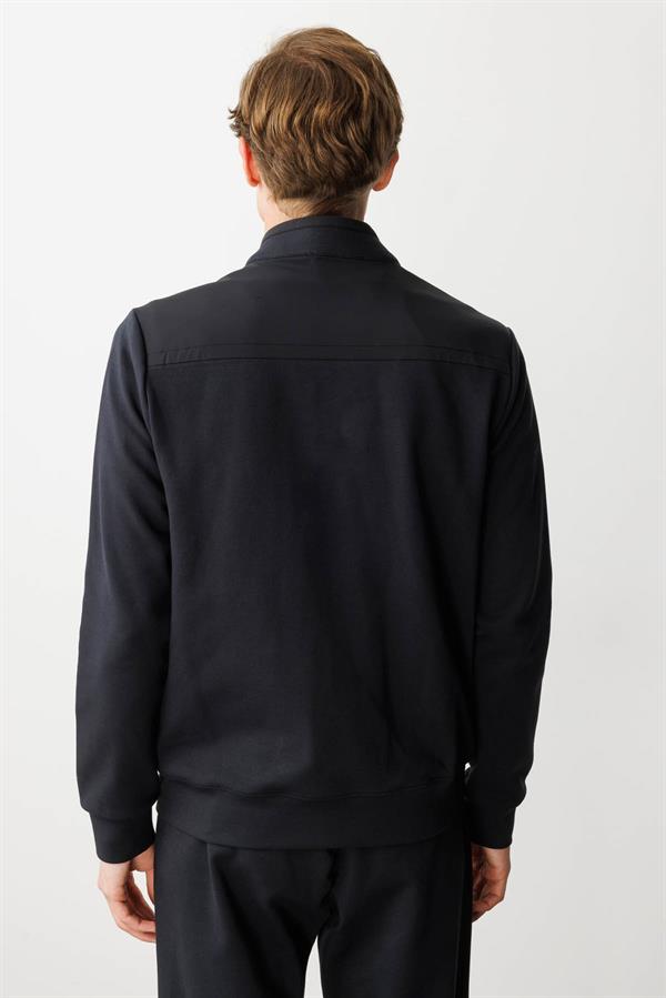 Erkek Hakim Yaka Eşofman Üstü K.Lacivert