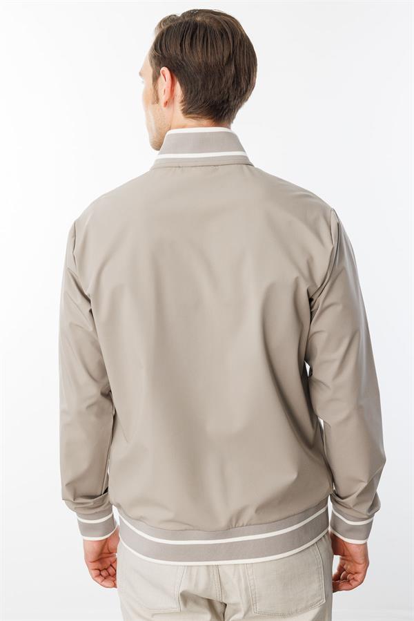 Erkek Hakim Yaka Mont Bej