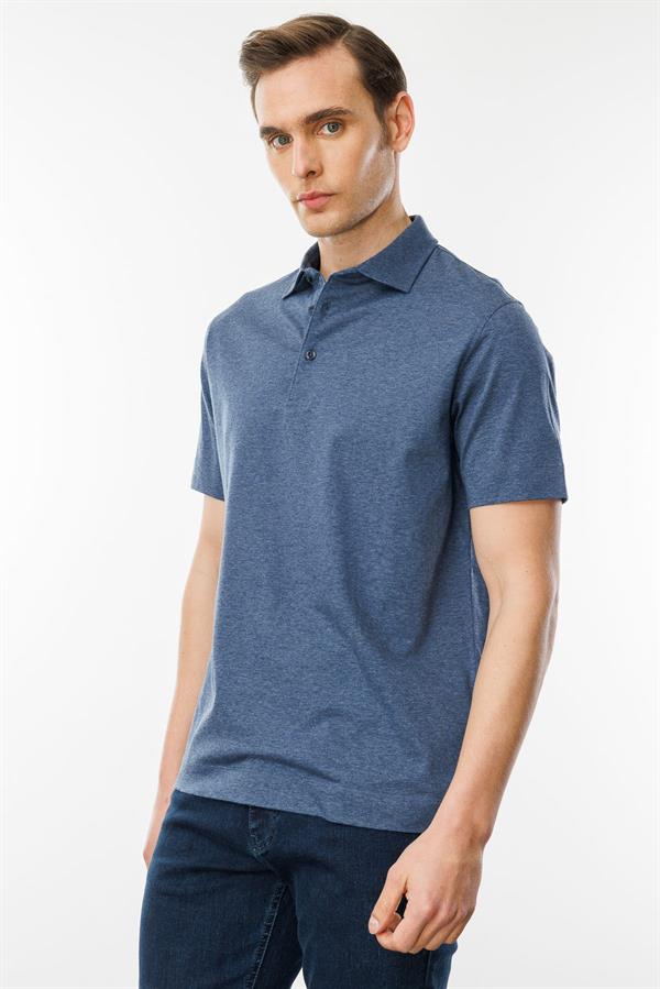 Erkek Polo Yaka Merserize T-shirt Parlement