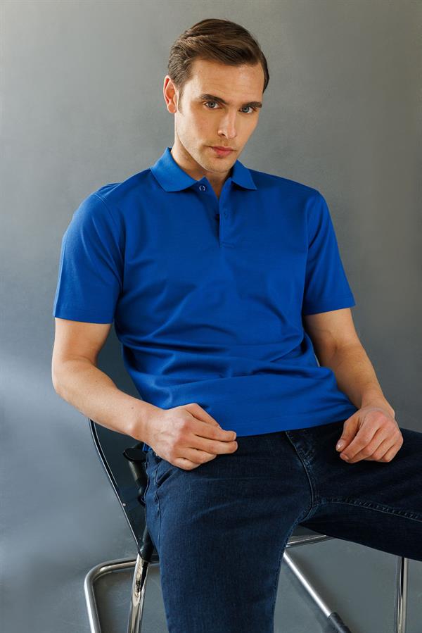 Erkek Polo Yaka Pike Merserize T-shirt A.Parlement