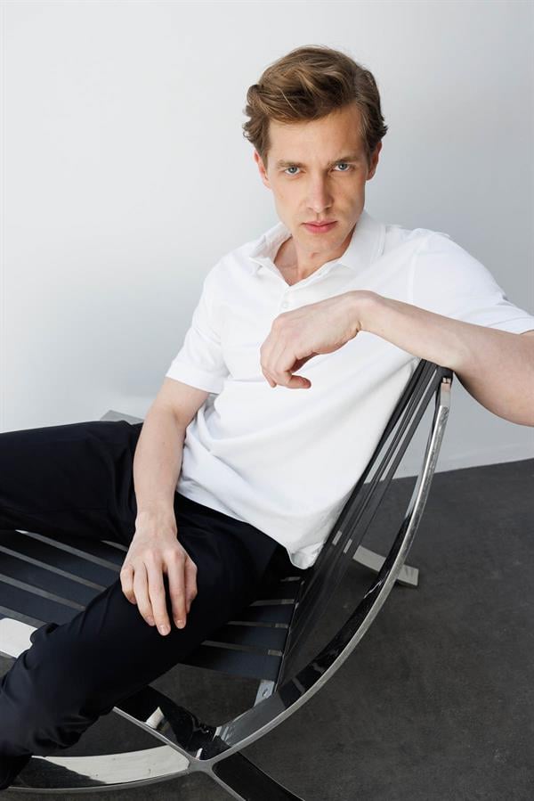 Erkek Polo Yaka T-shirt Beyaz