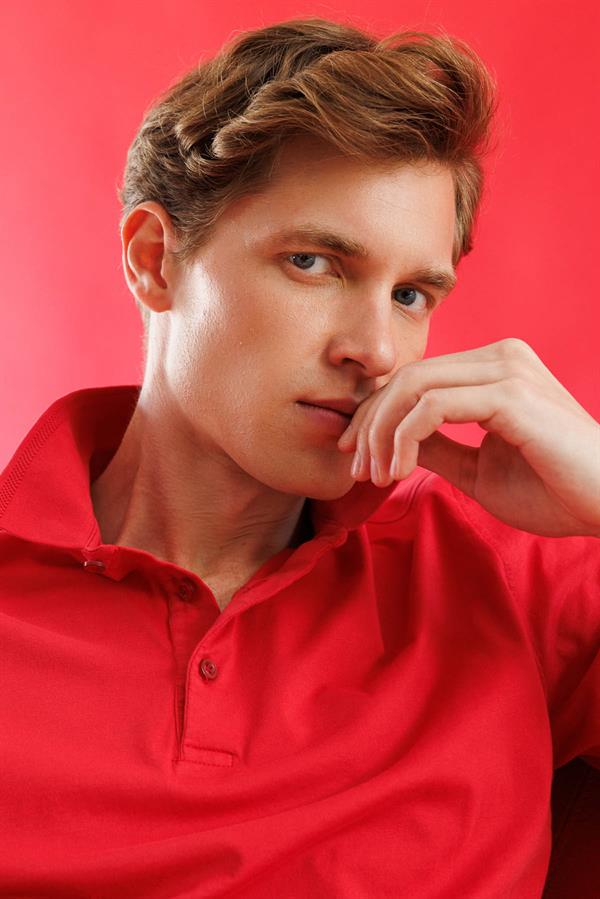 Erkek Polo Yaka T-shirt Kırmızı