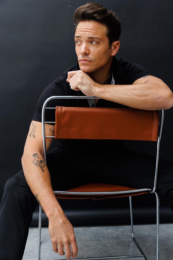 Мужская футболка поло черная  