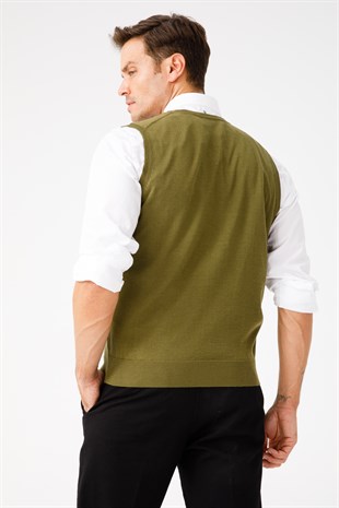 Мужской трикотаж Свитер Хаки