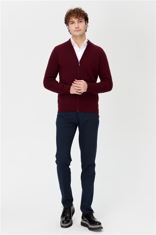Мужская шерстяная куртка Бургундия