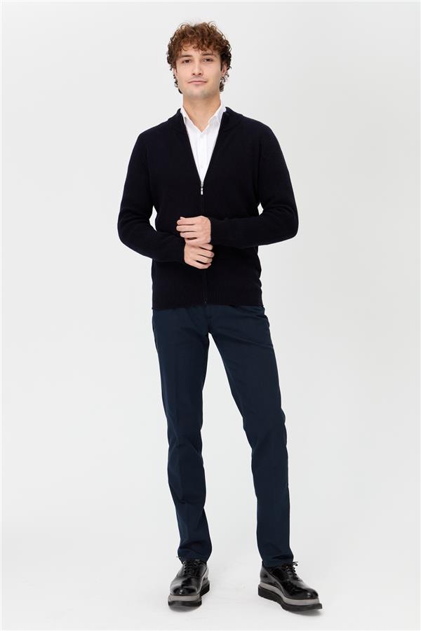 Мужская шерстяная куртка темно-синий