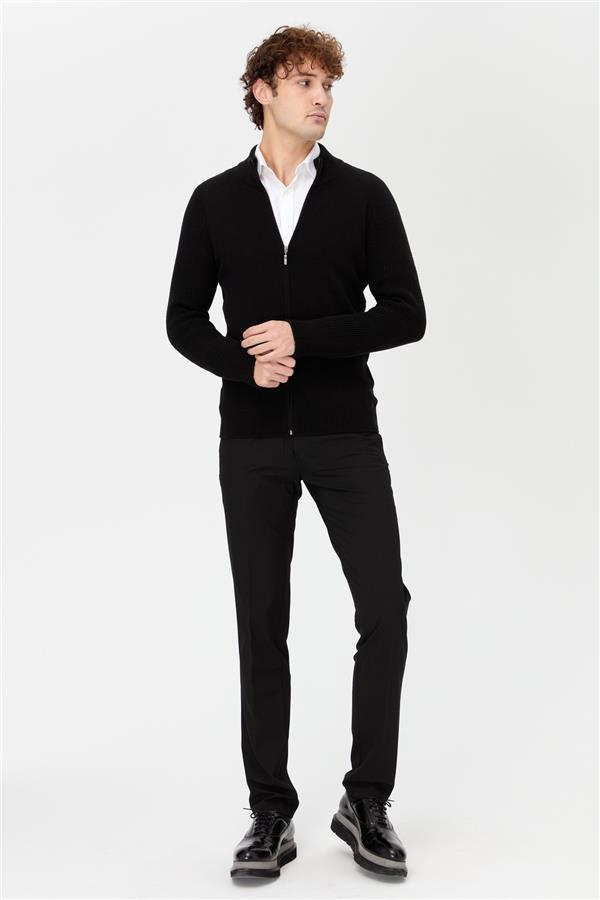 Мужская шерстяная куртка черный