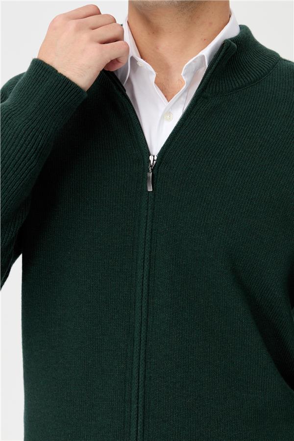 Мужская шерстяная куртка зеленый