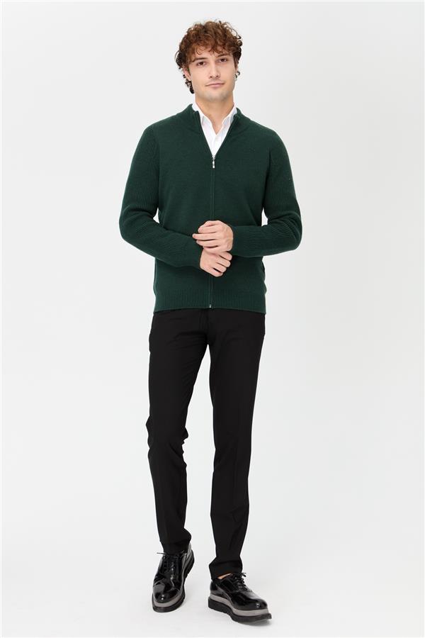 Мужская шерстяная куртка зеленый