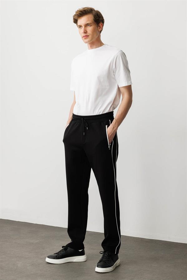 Erkek Yanı Çizgili Eşofman Altı K.Lacivert