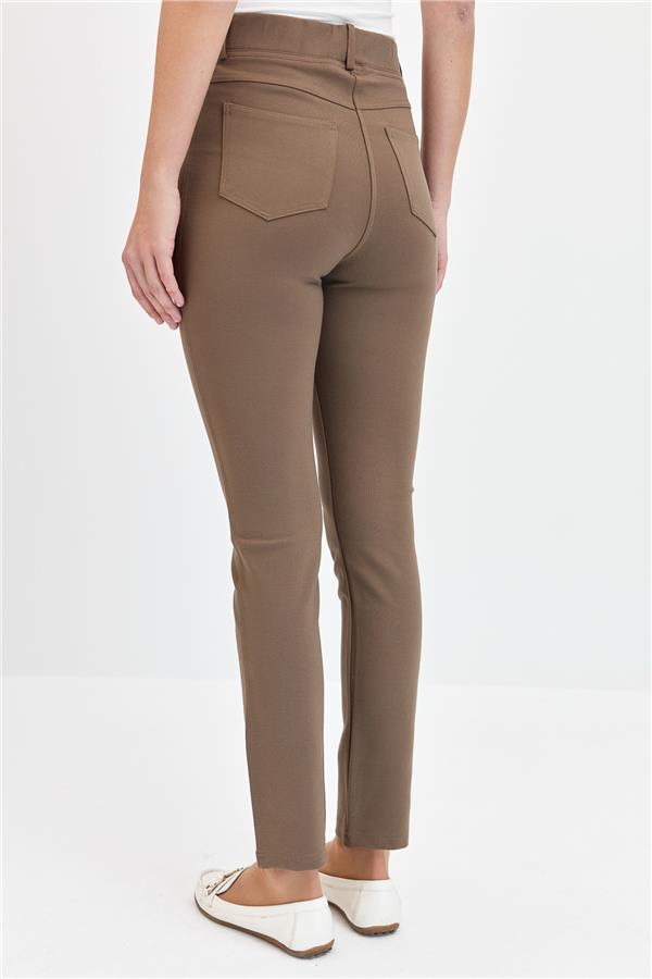 Женские брюки-леггинсы с 5 карманами