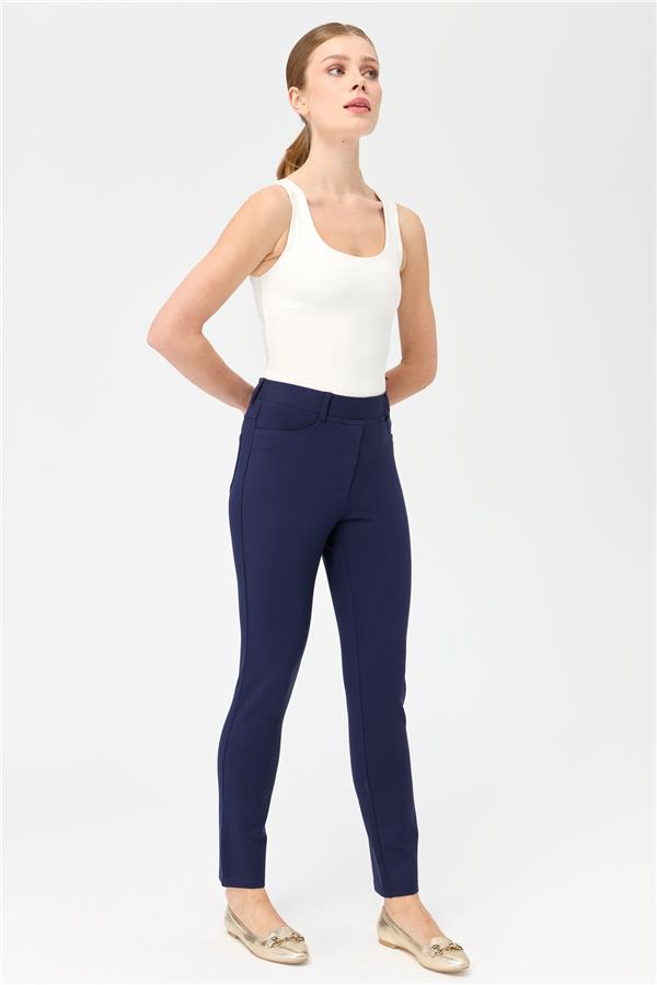 Женские брюки-леггинсы с 5 карманами