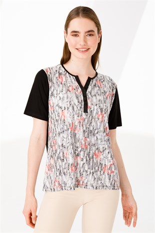 Женская блузка черная