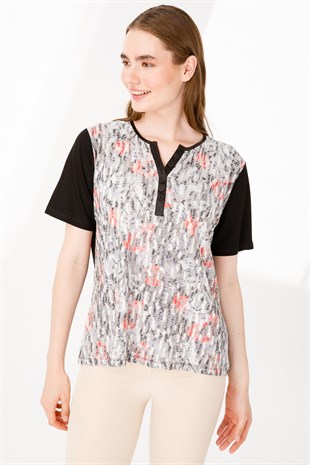 Женская блузка черная