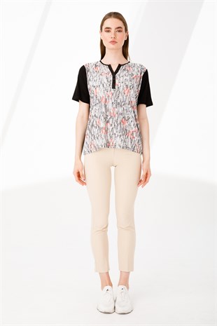 Женская блузка черная