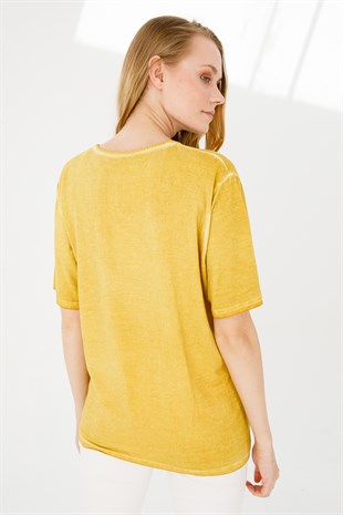 Womens Blouse Yellow