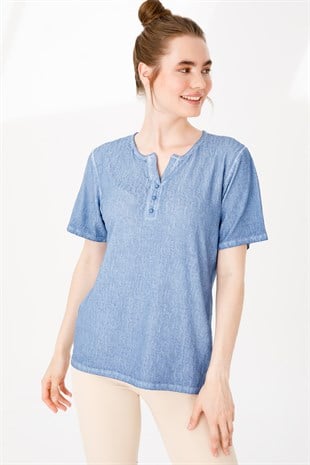 Womens Blouse Blue