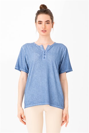Womens Blouse Blue