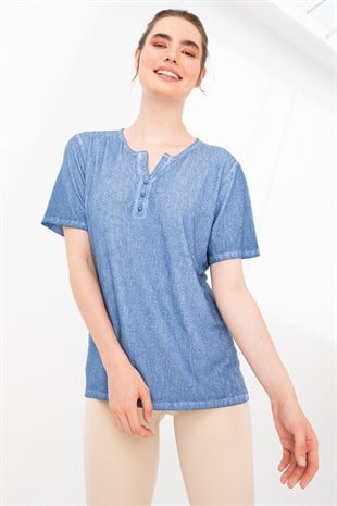 Womens Blouse Blue