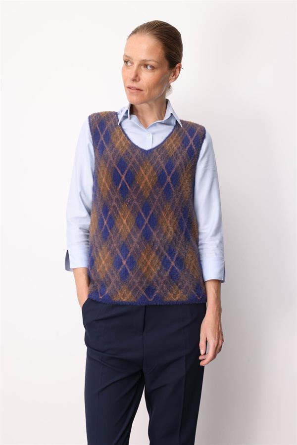 Kadın Baklava Desenli Süveter 13