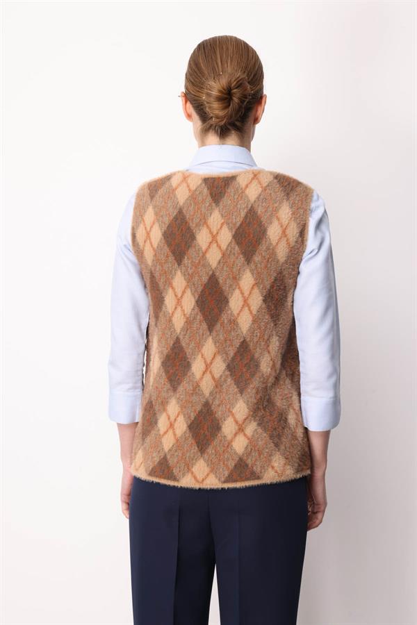 Kadın Baklava Desenli Süveter 37