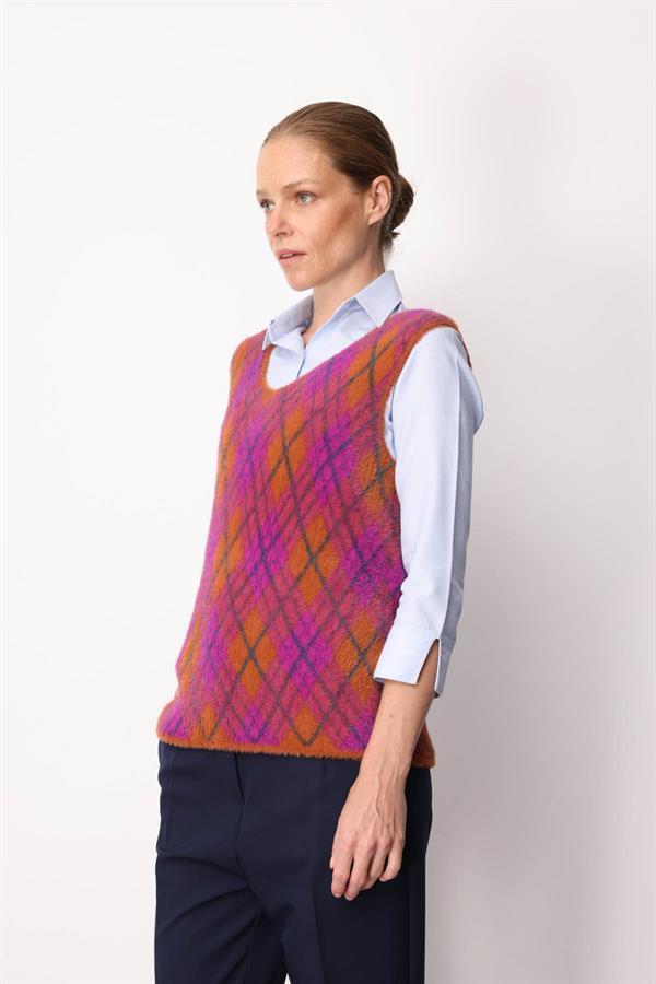 Kadın Baklava Desenli Süveter 7