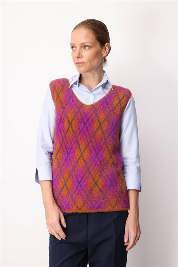 Kadın Baklava Desenli Süveter 7