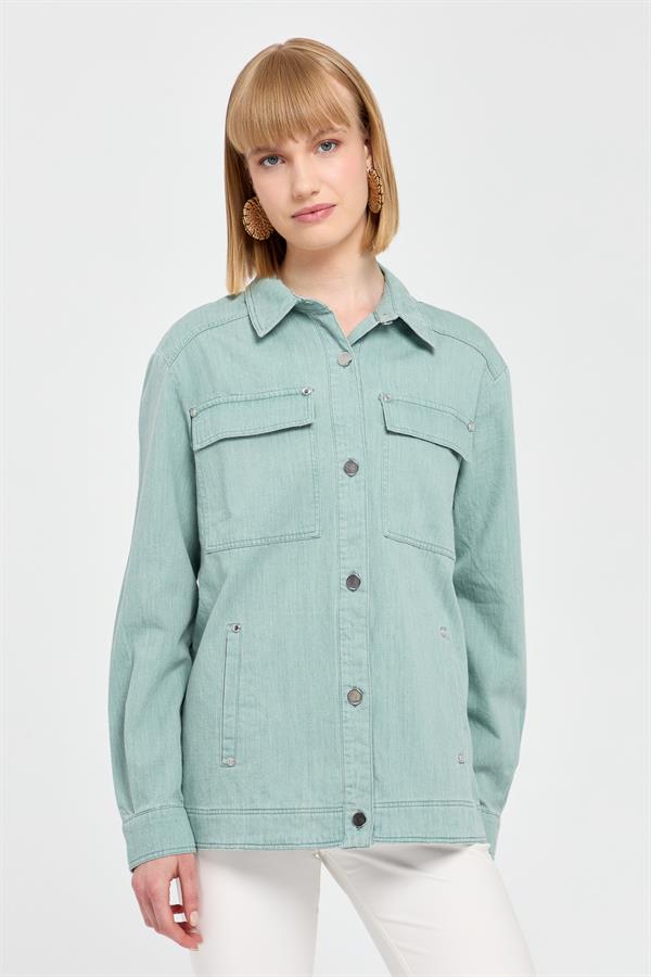 Женская джинсовая куртка