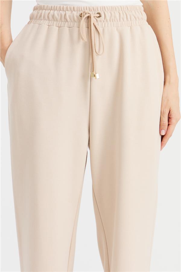 Womens Tracksuit Pants Beige